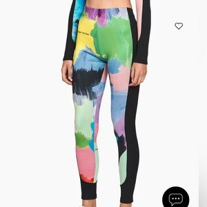 Off White Blush stroke leggings